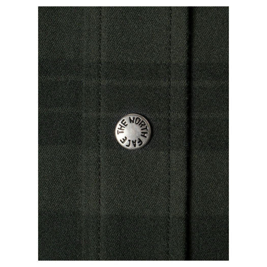 THE NORTH FACE ロングスリーブストレッチフランネルシャツ ブラック