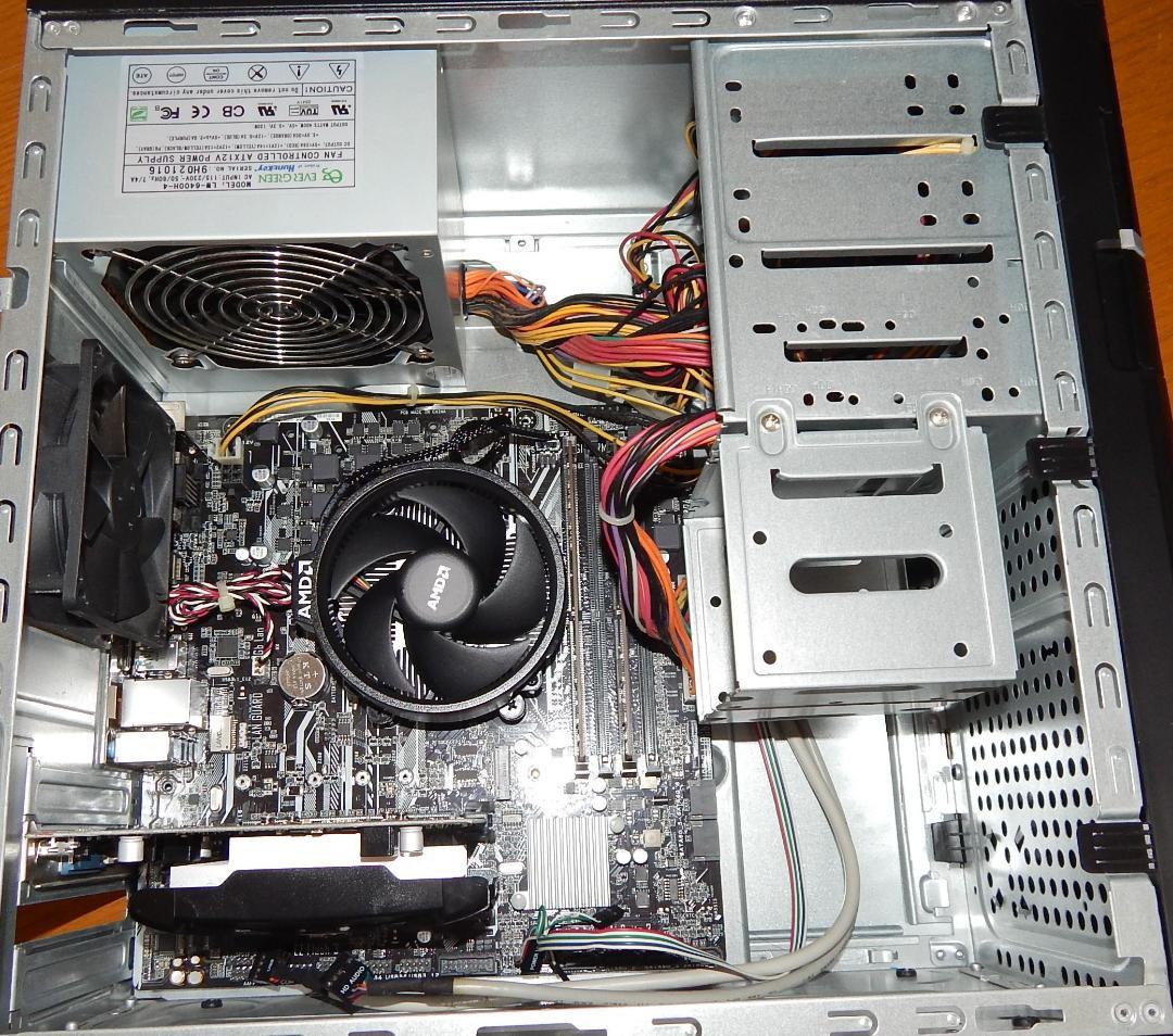 自作 デスクトップPC Ryzen 5 2600/8GB/GT630