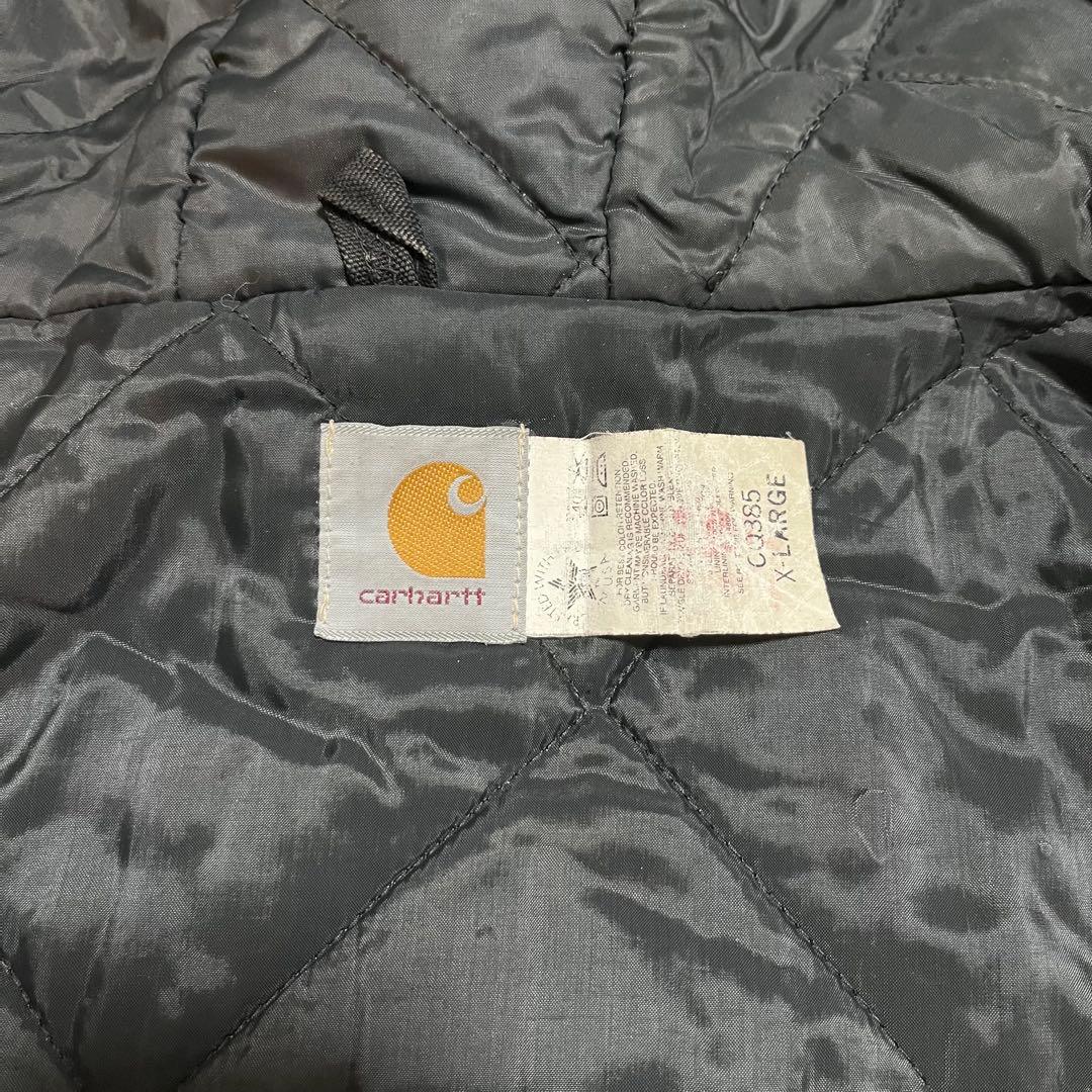 90s Carhartt シベリアンパーカー USA製 ブラック