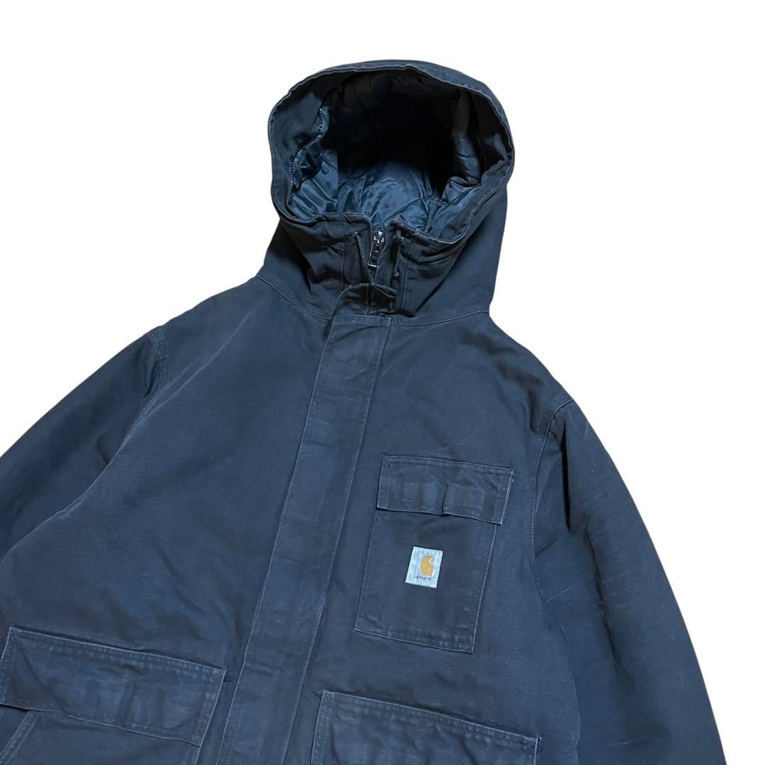90s Carhartt シベリアンパーカー USA製 ブラック