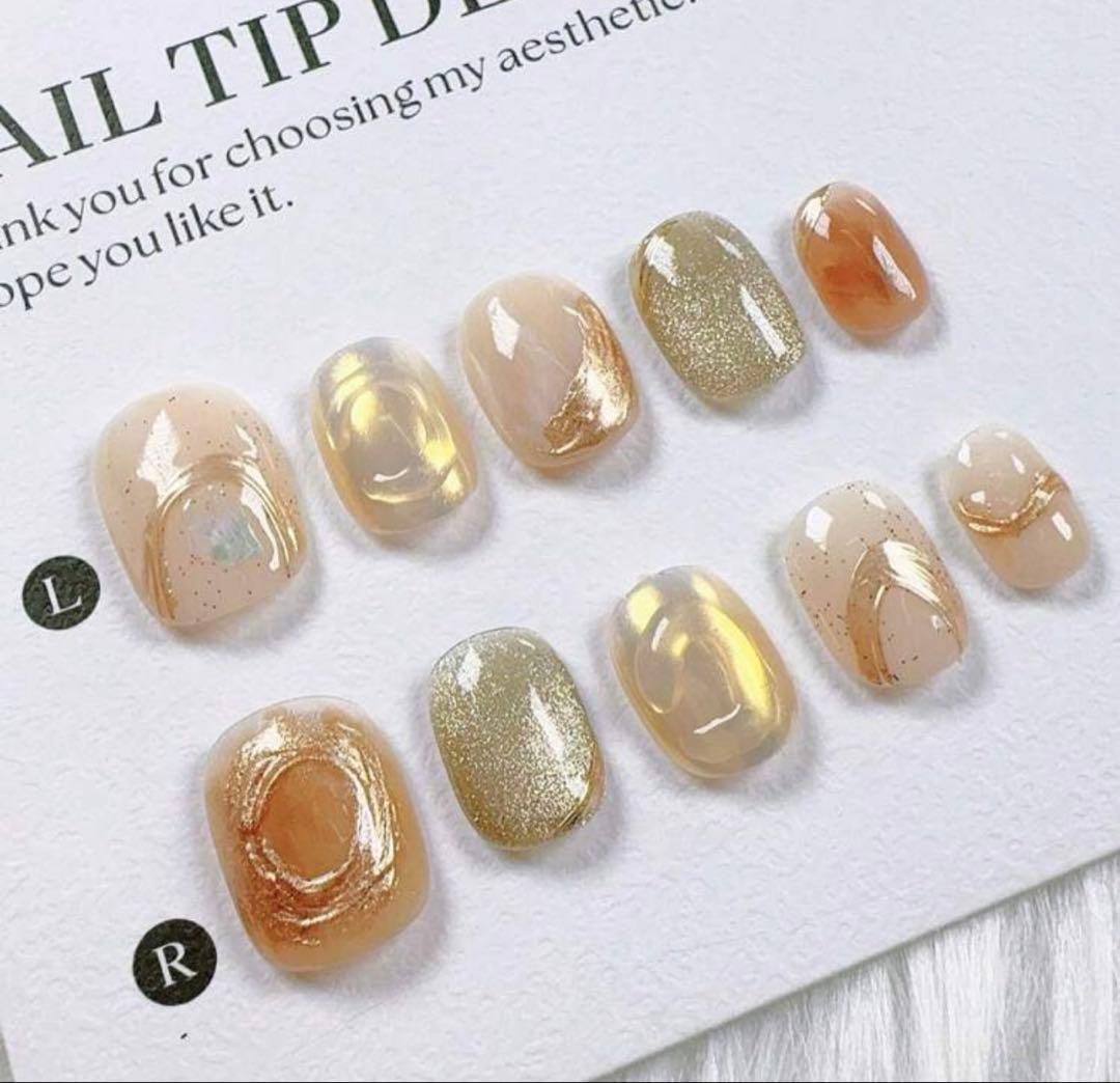 新品未使用　ネイルチップ5点セット　りり