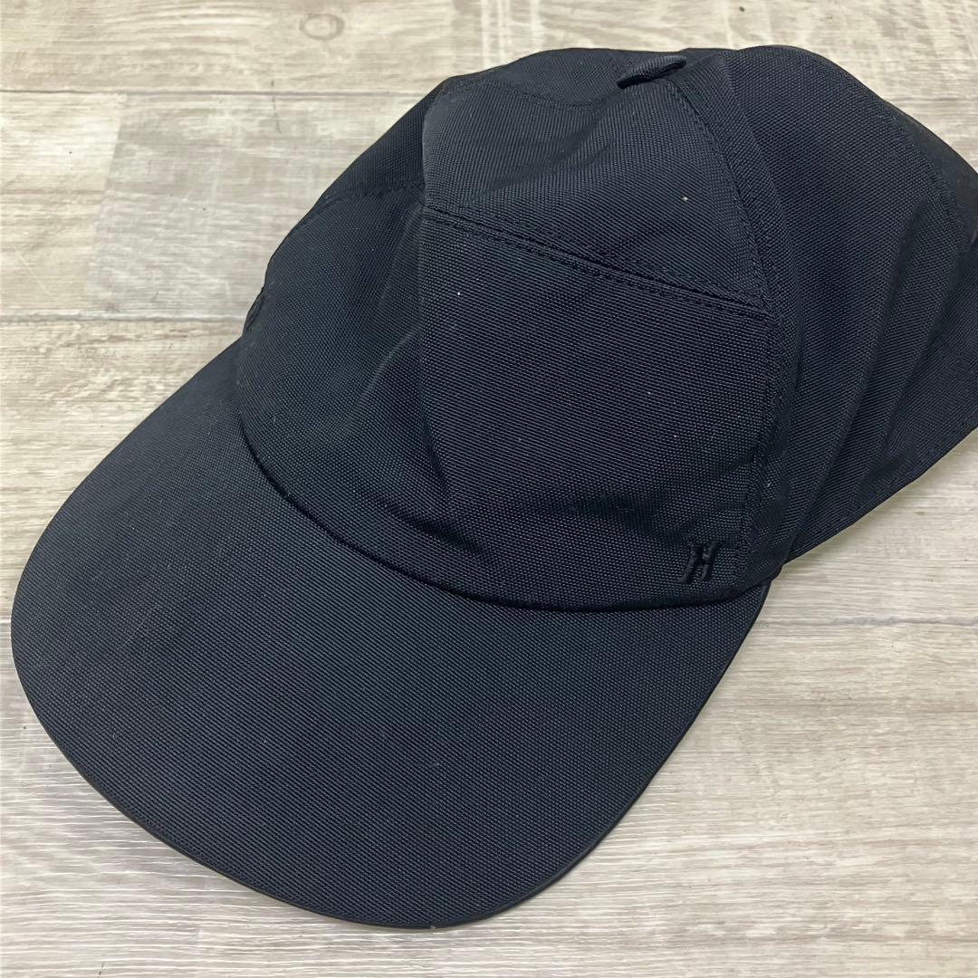 エルメス Hermesブラック キャップ Ｈ刺繍ロゴ56 男女兼用