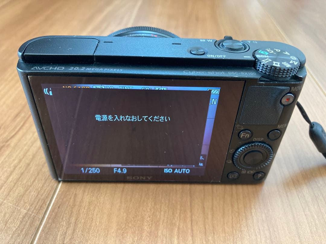 Sony DSC-RX100 ジャンク扱い