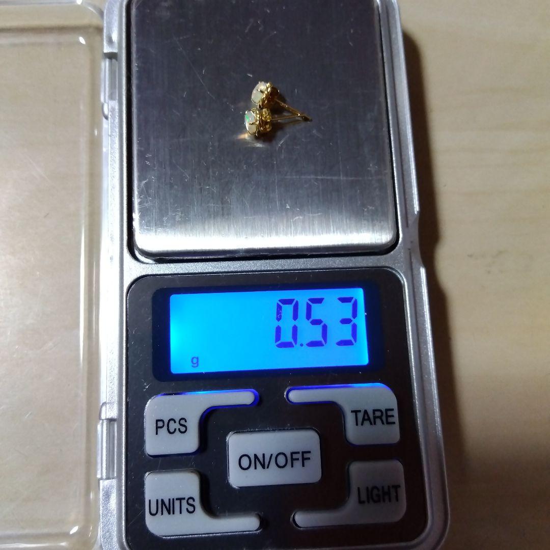 k18ピアス両耳用　オパール