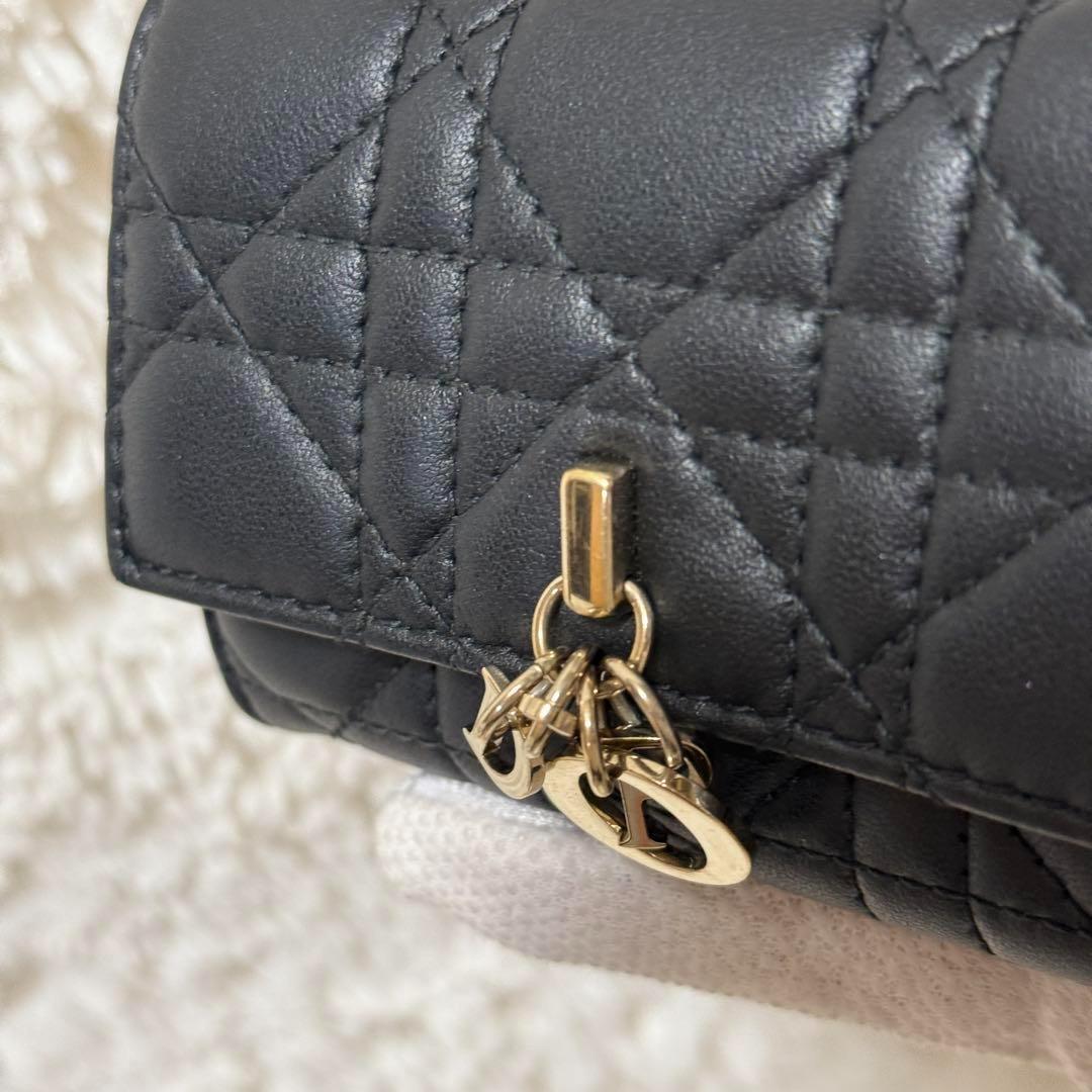 【美品】マイディオール Glycine コンパクトウォレット 二つ折り財布