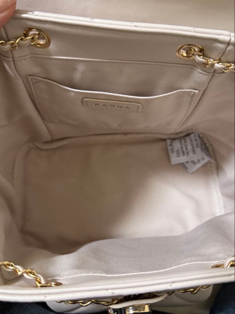 RANDA キルティングデザインリュックバッグ