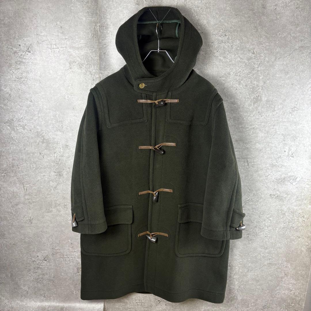 グレンフェル　90s GRENFELL　ダッフルコート WOOL カーキ　38