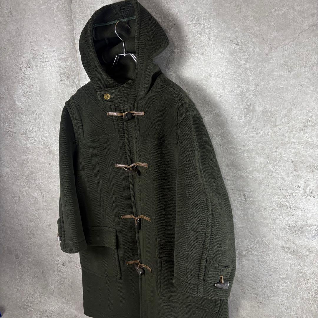 グレンフェル　90s GRENFELL　ダッフルコート WOOL カーキ　38