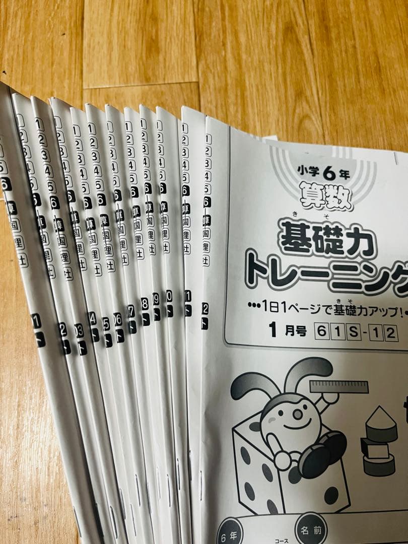 サピックス　算数　基礎力トレーニング　6年生