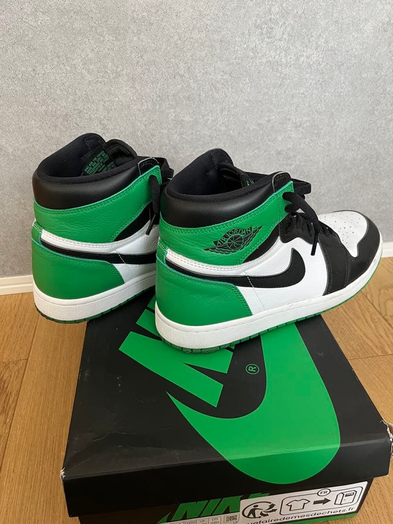 靴 Nike Air Jordan 1 Retro High Lucky Green