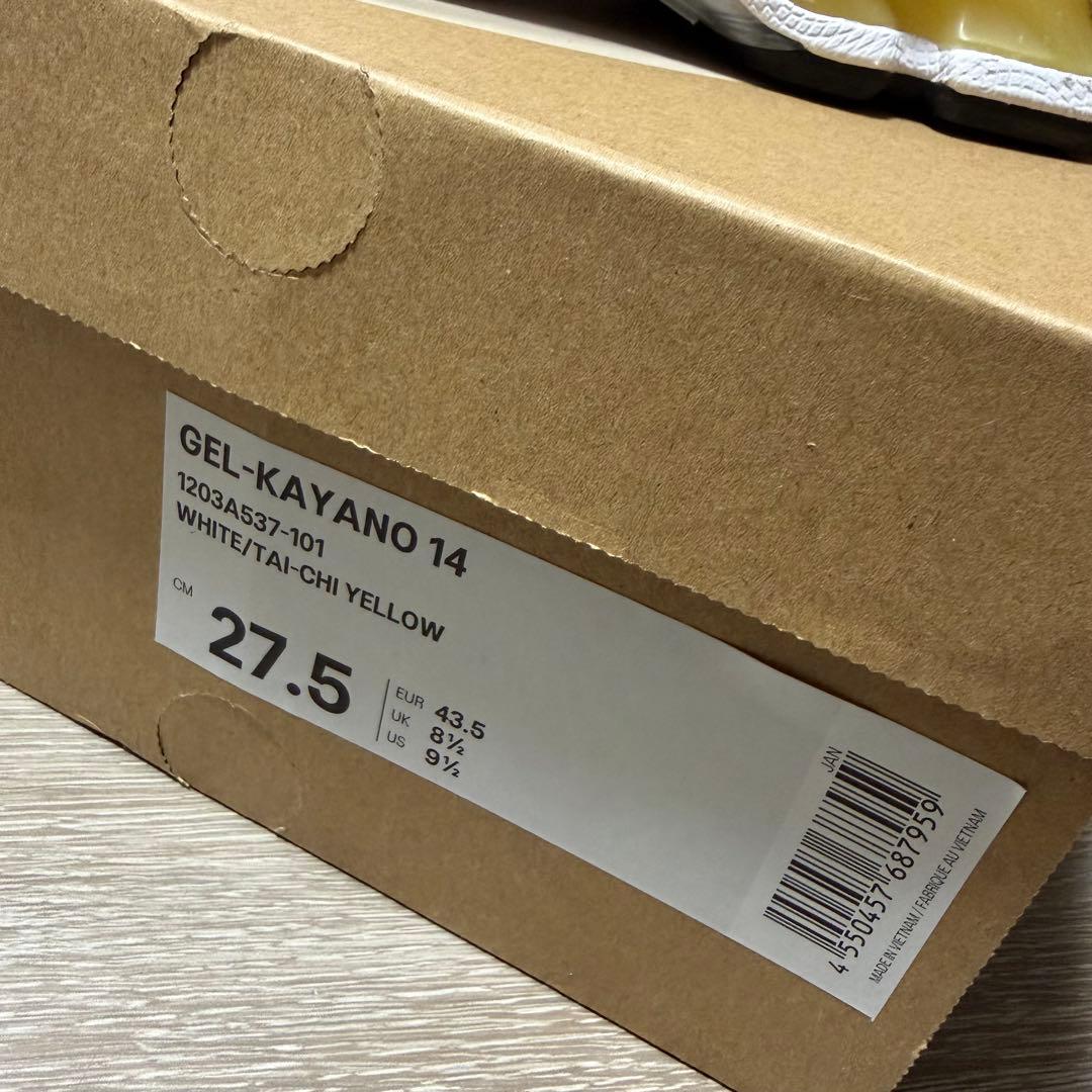 asics スニーカー GEL-KAYANO14 1203A537 27.5cm