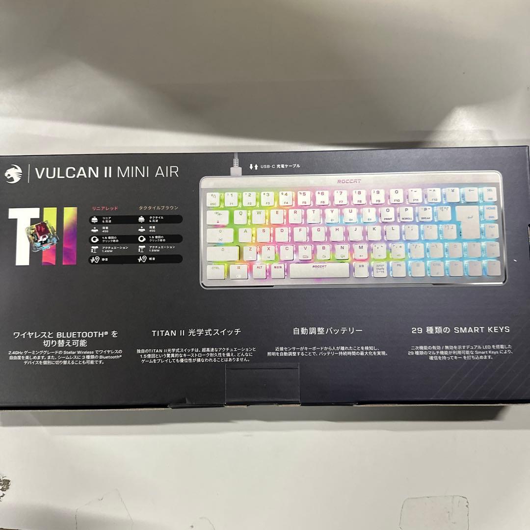 ROCCAT Vulcan II Mini Air ゲーミングキーボード 有線