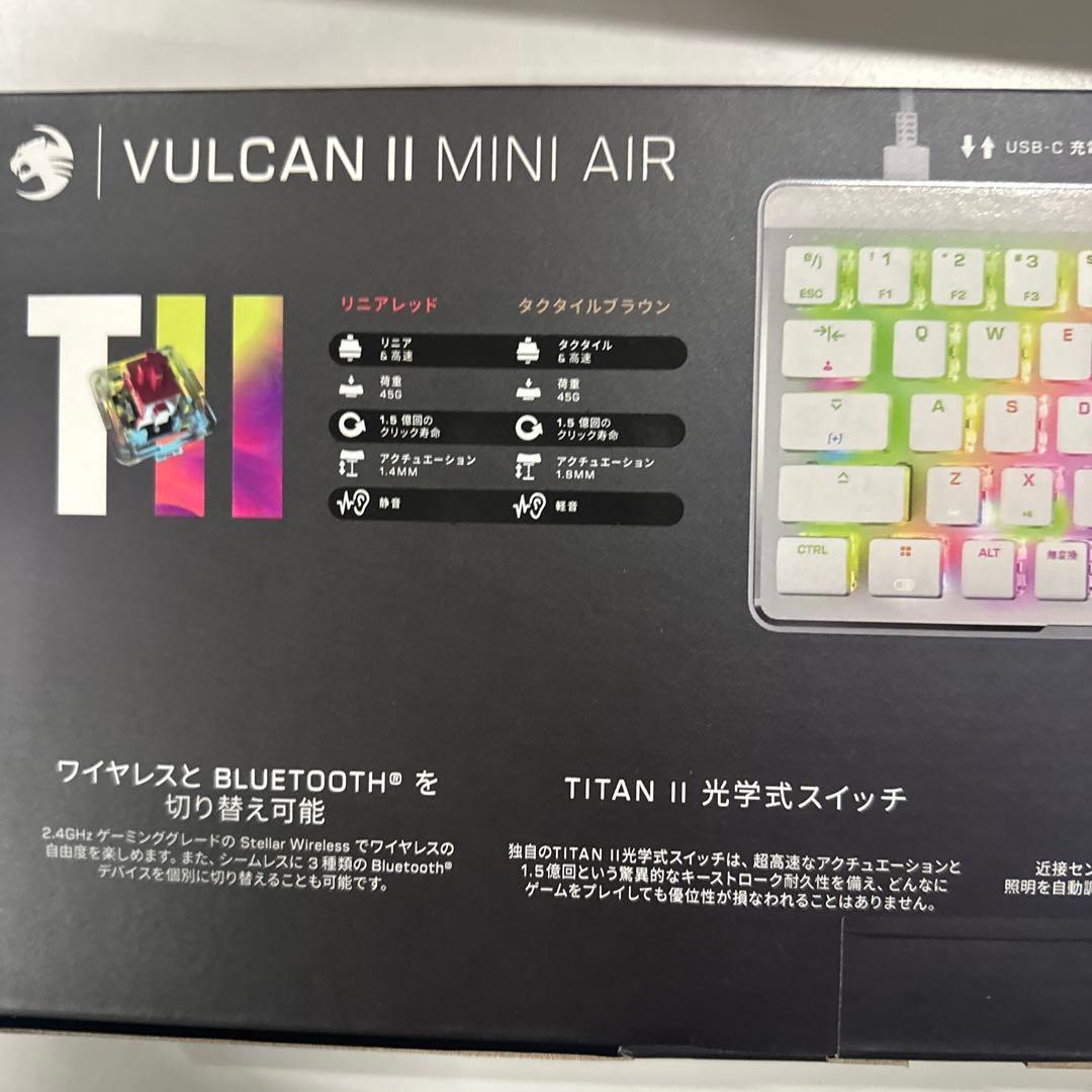 ROCCAT Vulcan II Mini Air ゲーミングキーボード 有線