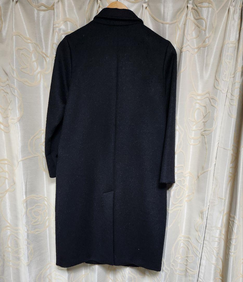 theory luxe 黒 チェスターコート M