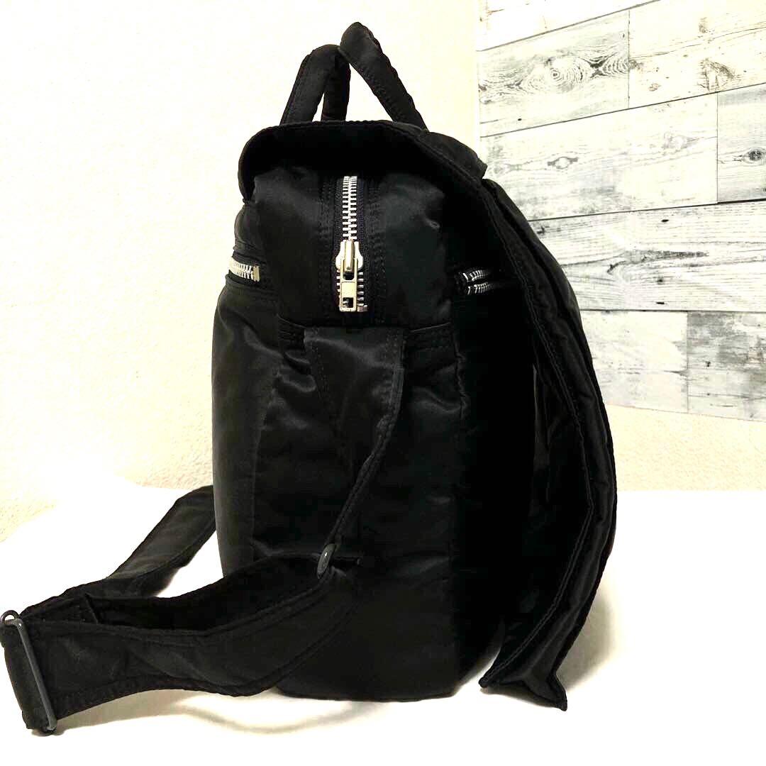 美品✨人気 ポータータンカー ヘルメットバッグ メッセンジャー A4可 ブラック