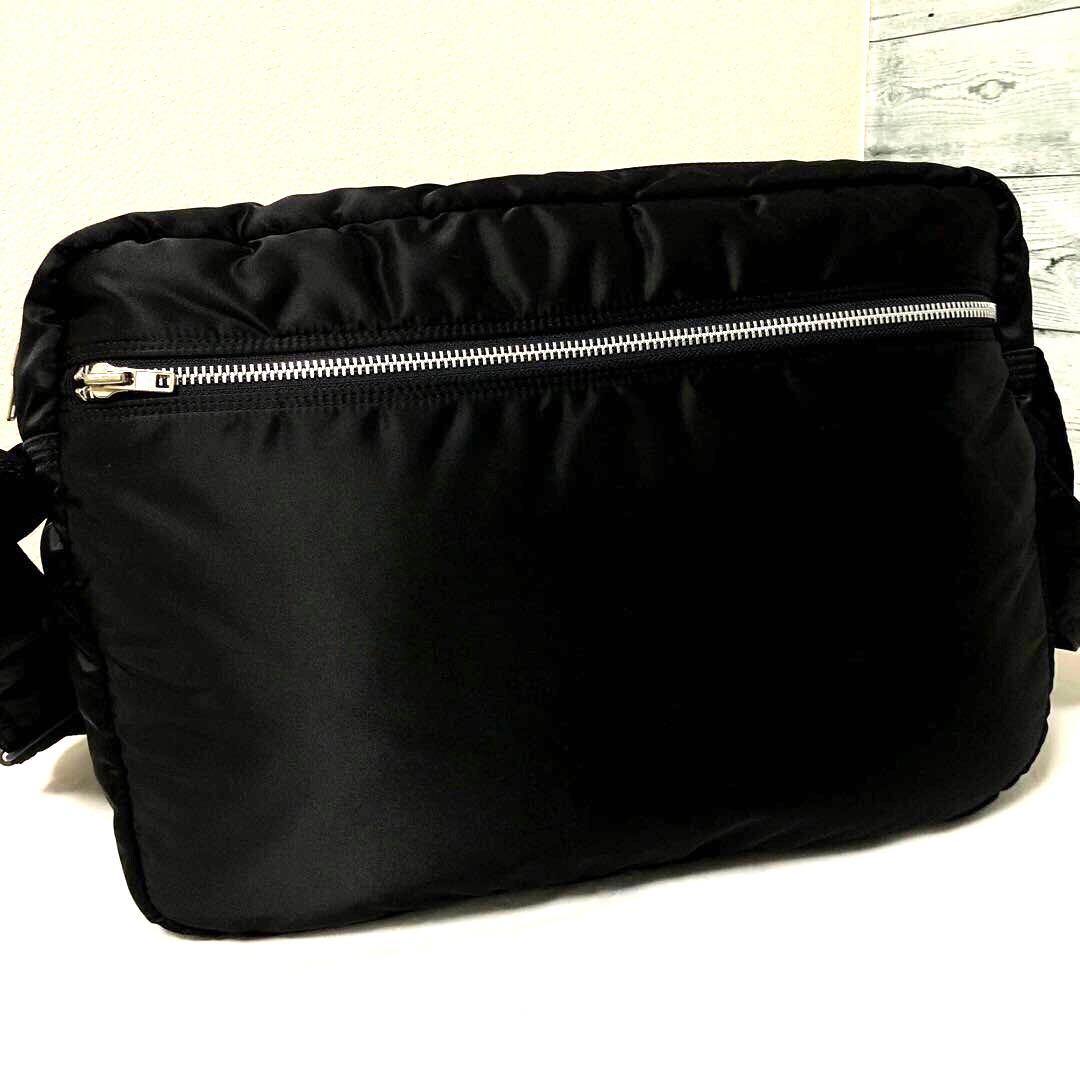 美品✨人気 ポータータンカー ヘルメットバッグ メッセンジャー A4可 ブラック