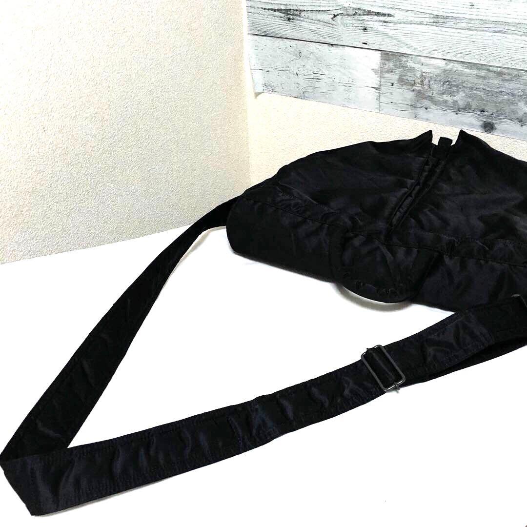 美品✨人気 ポータータンカー ヘルメットバッグ メッセンジャー A4可 ブラック