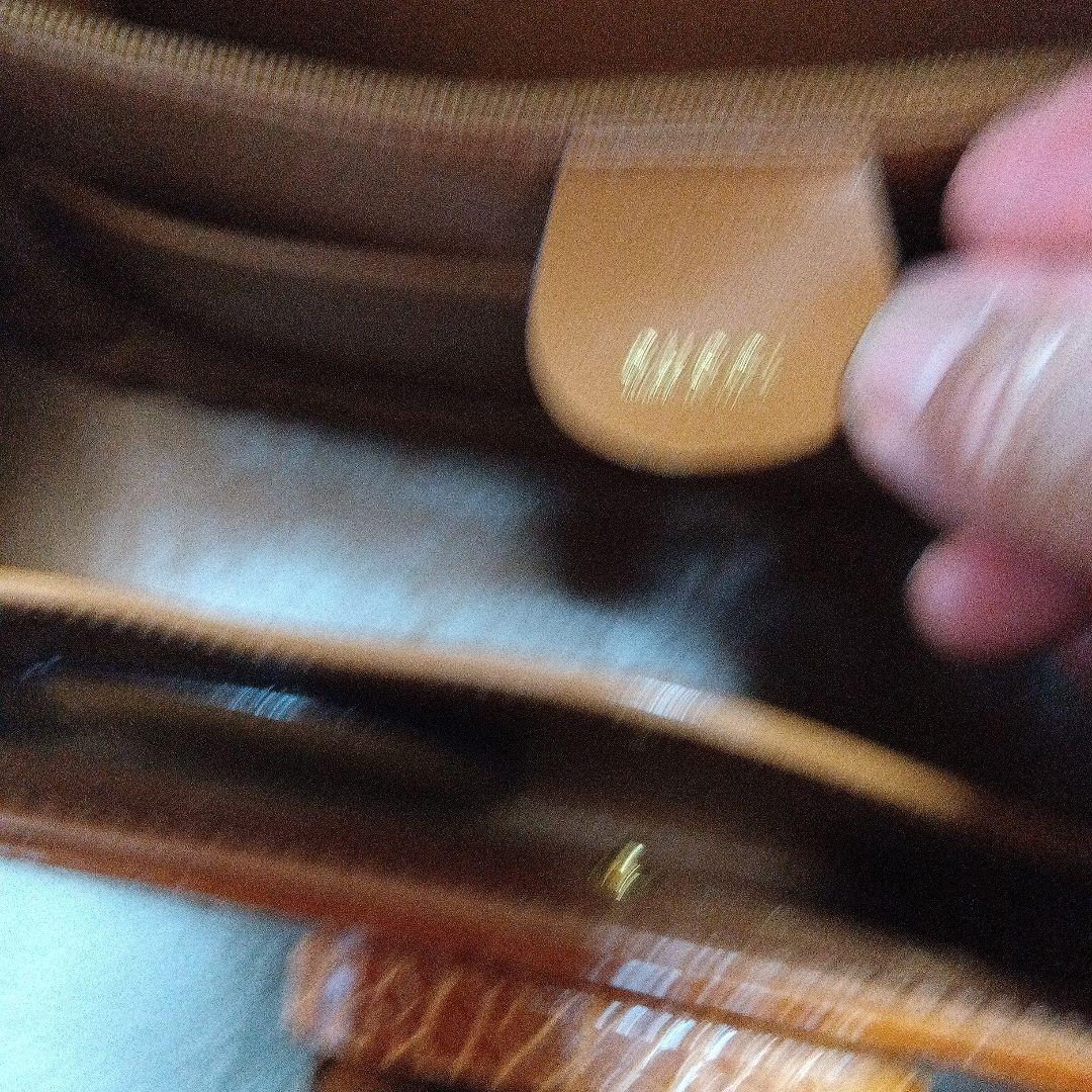 グッチバンブークロコブラウン ハンドバッグ