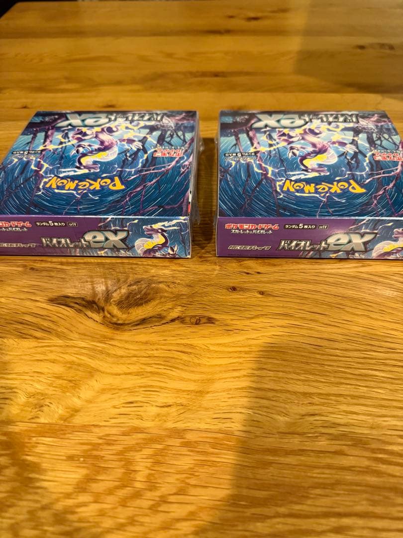 ポケモンカード　バイオレットex BOX 未開封　シュリンク付き　2box