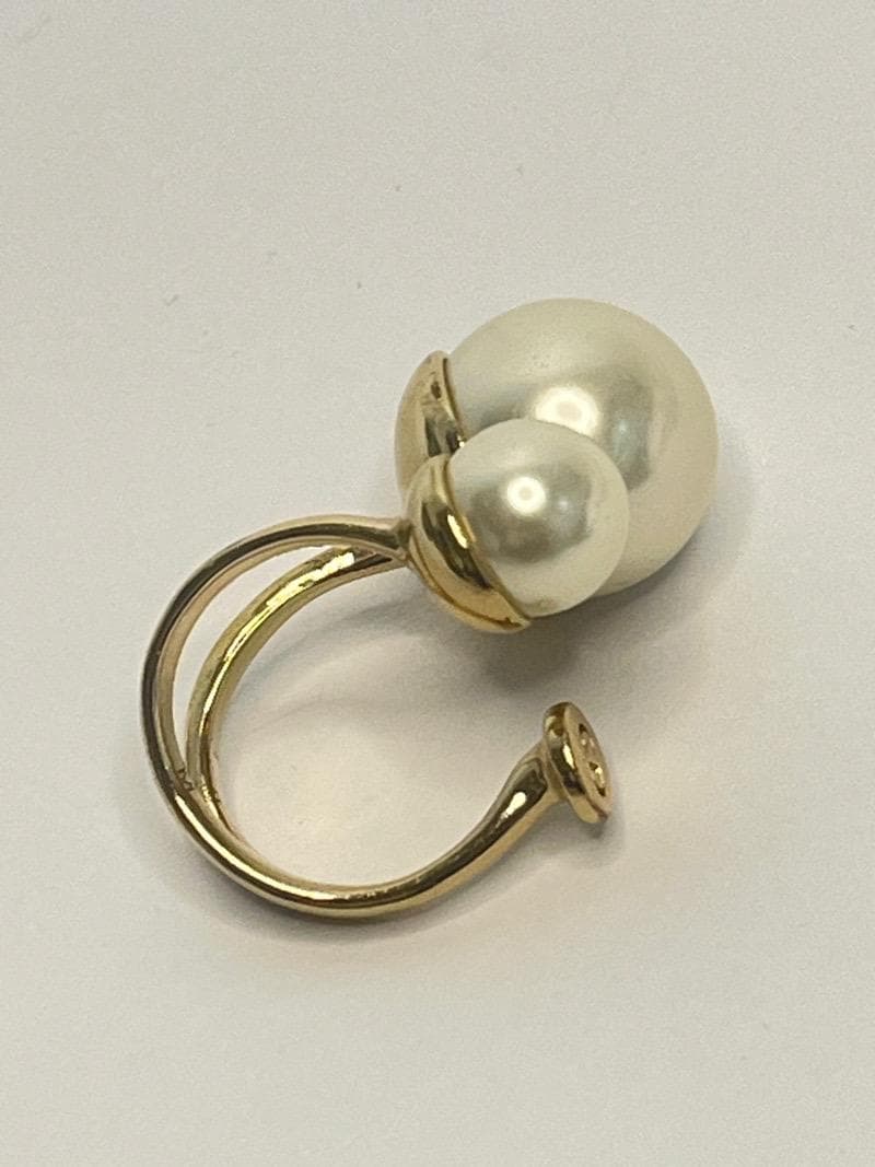 Dior ディオール フェイクパール リング