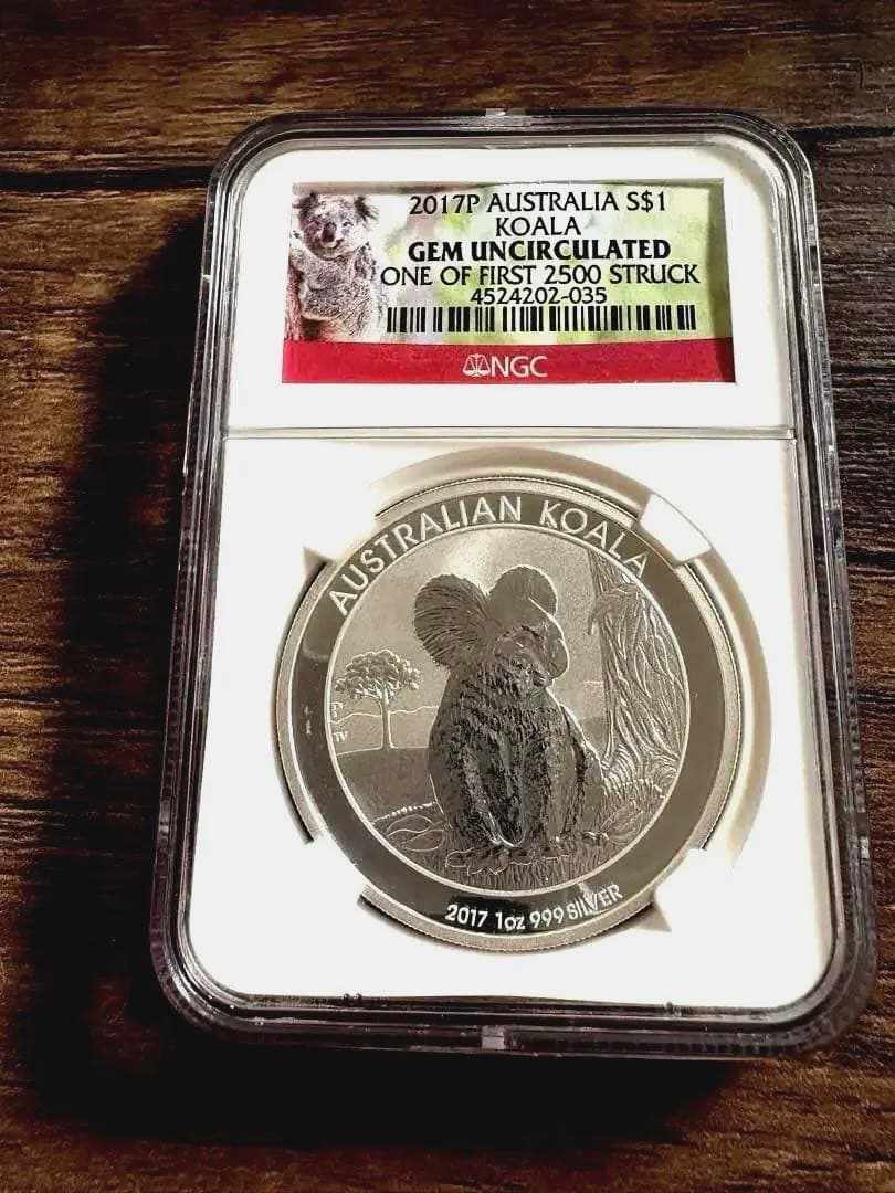 今だけ【保証】NGCコアラ銀貨2017