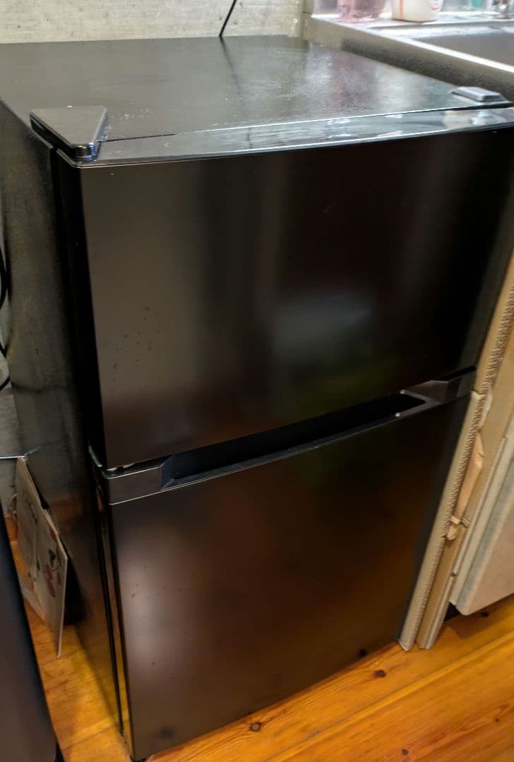 アイリスオーヤマ冷蔵庫 87L PRC-B092D-B ブラック たのメル便