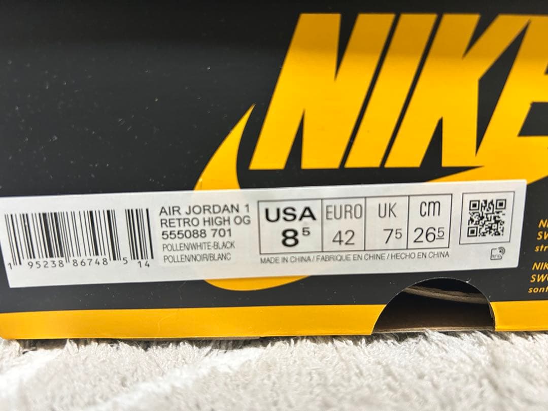 美品✨エアジョーダン1 AIR JORDAN 1 RETRO HIGH OG