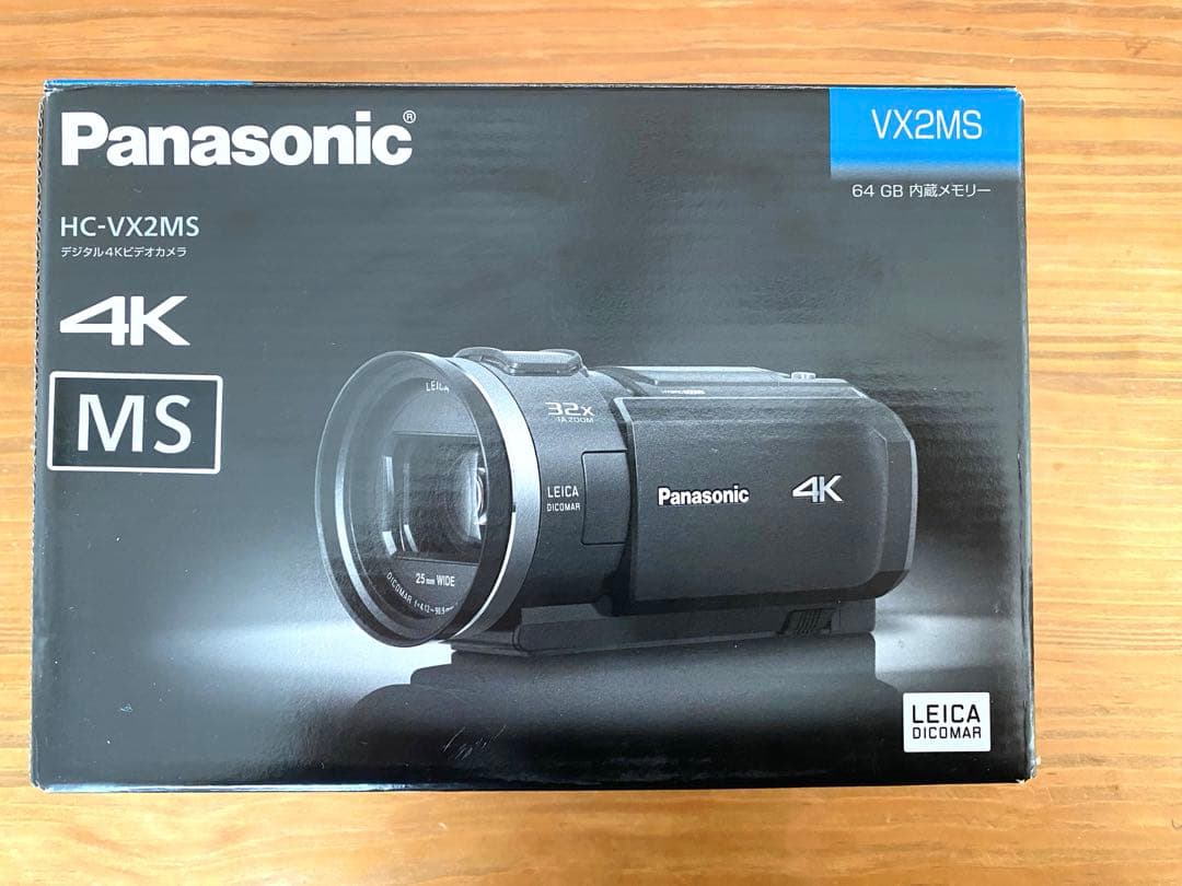 【メーカー保証付き】Panasonic HC-VX2MS 4Kビデオカメラ