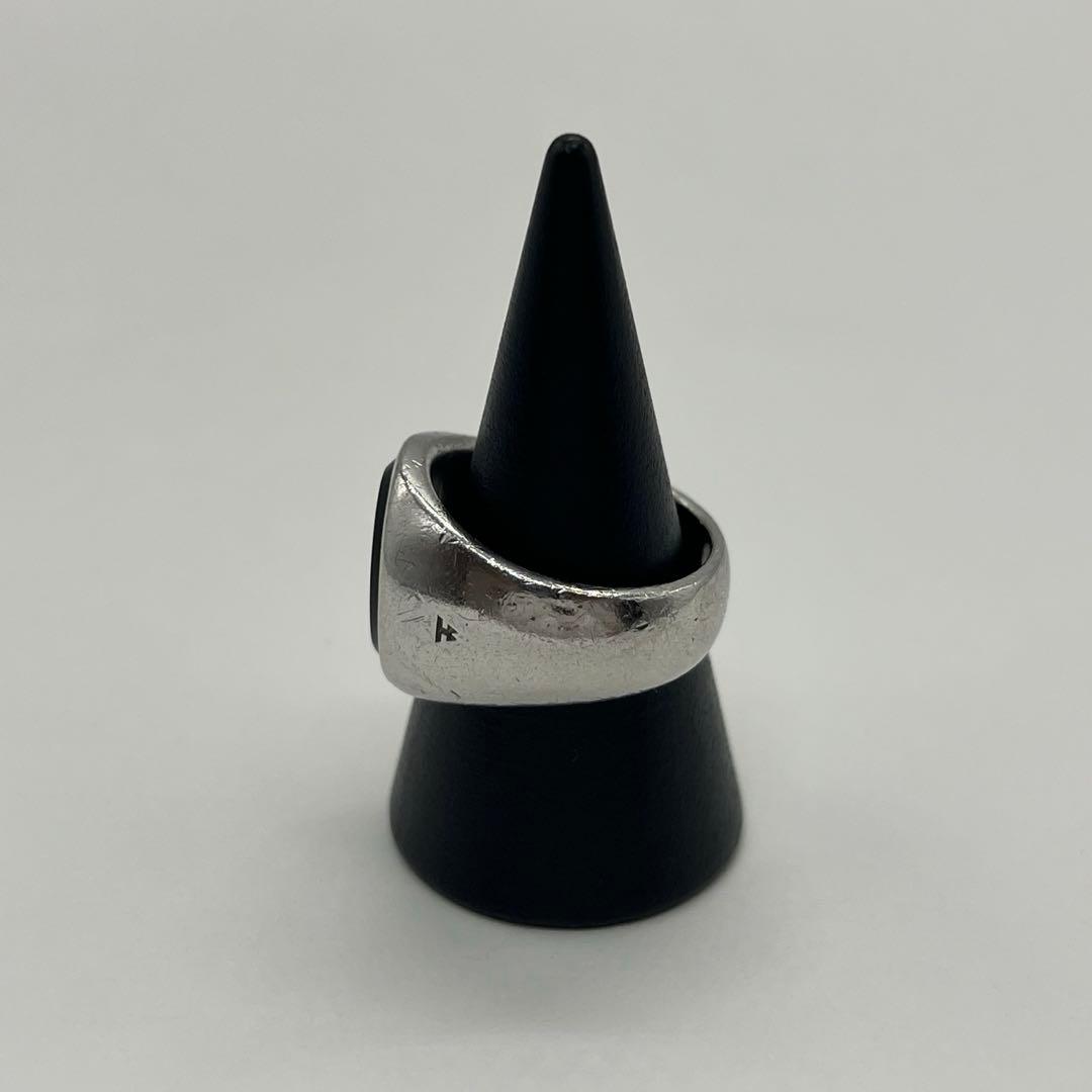 トムウッド TOM WOOD オーバル シグネット リング サイズ58 オニキス