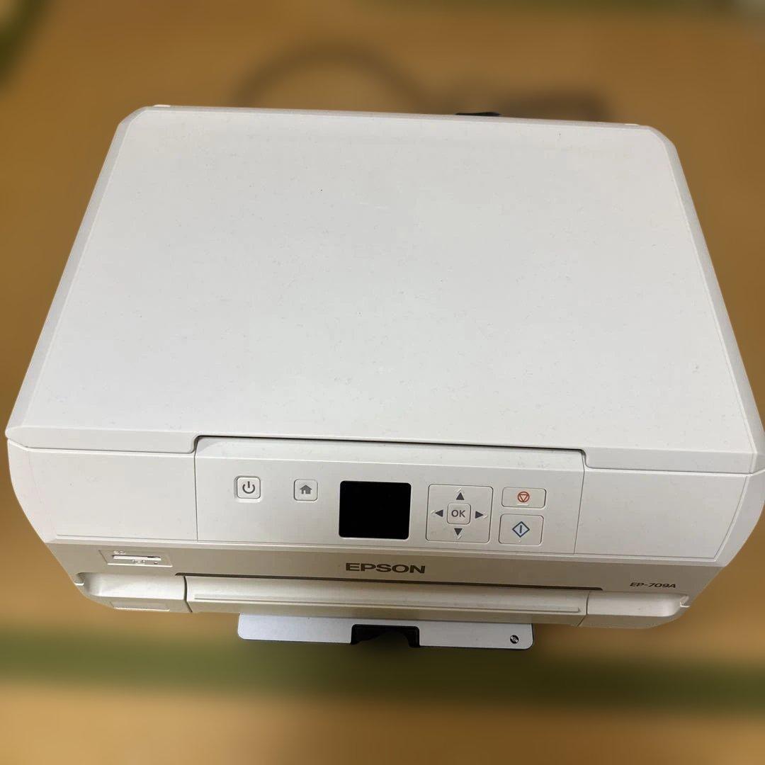 EPSON EP-709A プリンター 本体 ホワイト