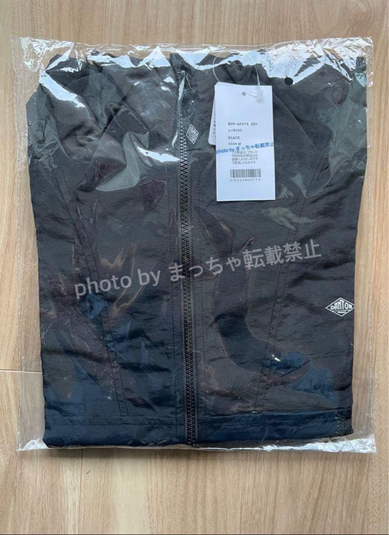 DANTONダントン　ダントン ナイロンフードコート ブラック M (38)