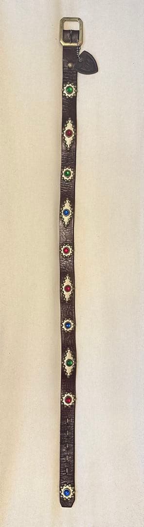 creamsoda 　⭐️HTC⭐️マルチカラーストーン⭐️ブラウンレザー⭐️34