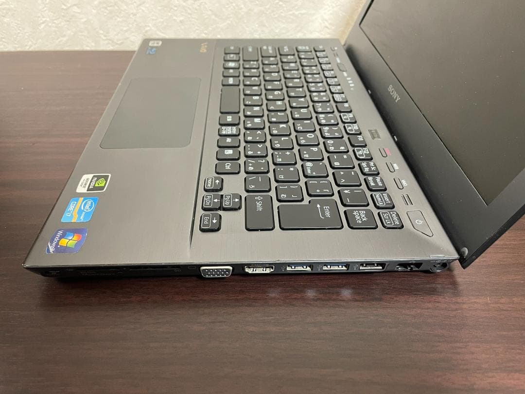 SONY VAIO i7搭載 ブルーレイ 8GB SSD240GB アダプタ有