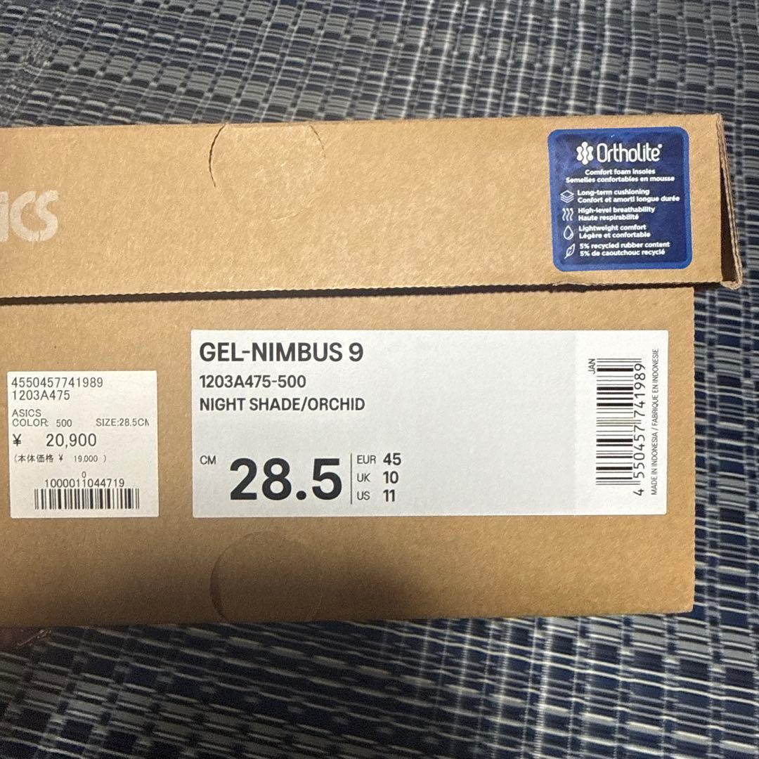 靴 Asics Gel-Nimbus 9 \"Night Shade/Orchid\"