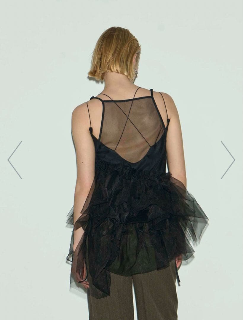 最終値下げ❗️styling/フリルチュール2WAYトップス