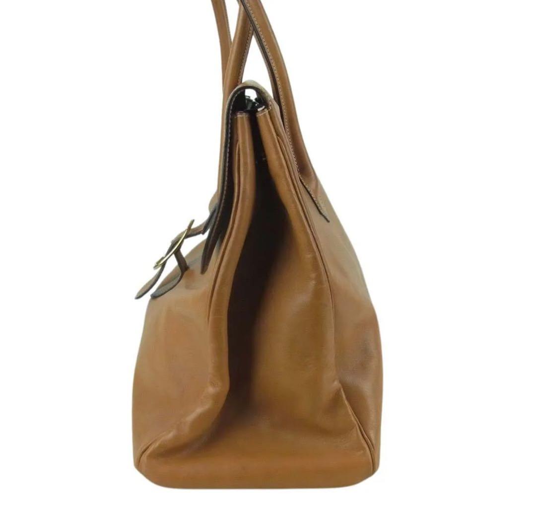 Ciseiシセイ　フラップトートバッグ　キャメル　983