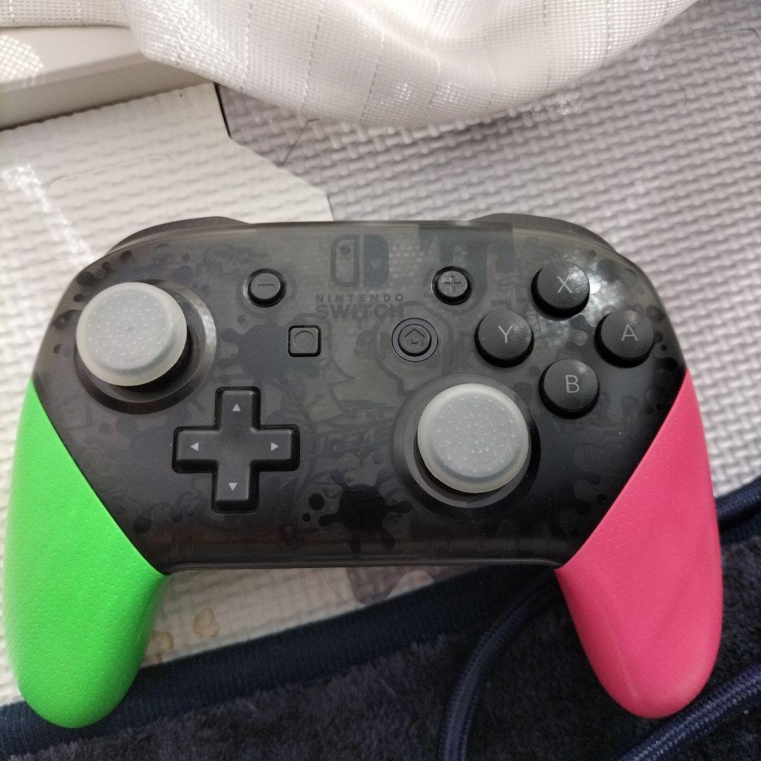 NINTENDO SWITCH PROコントローラー スプラトゥーン2 エテ…