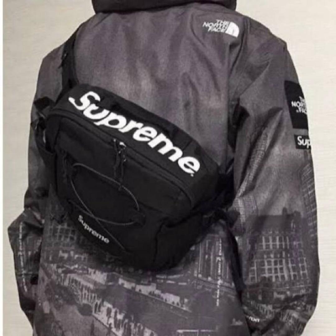【美品】Supreme シュプリーム 17ss waist bag 黒