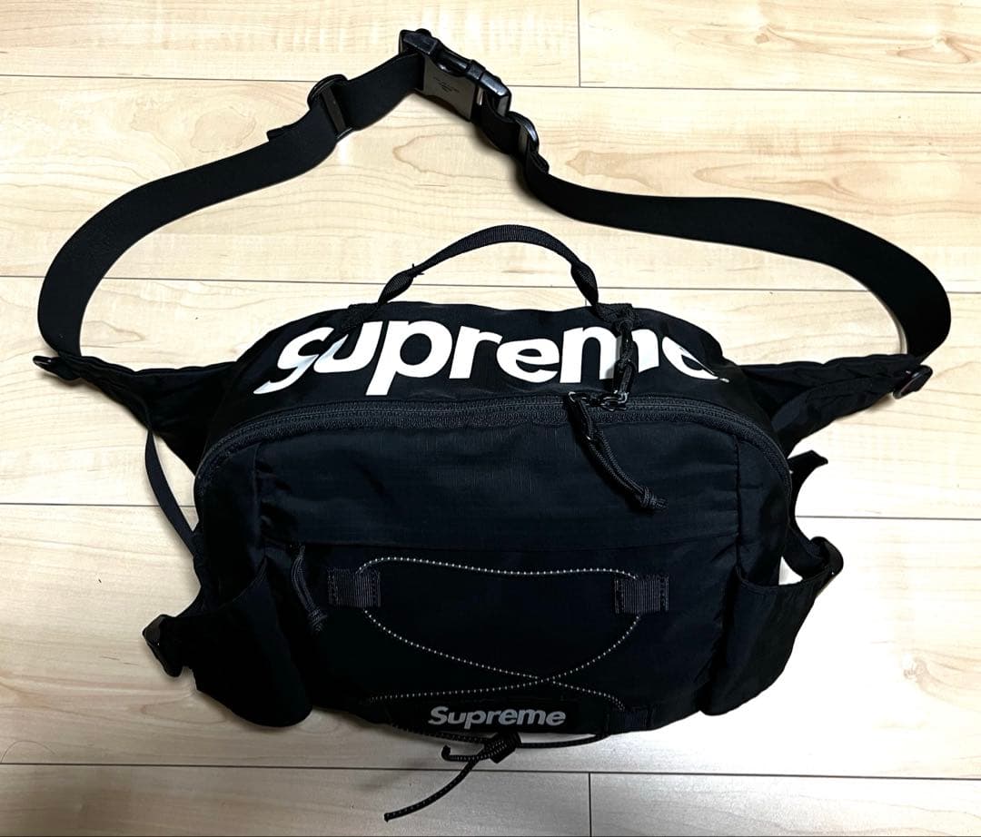 【美品】Supreme シュプリーム 17ss waist bag 黒