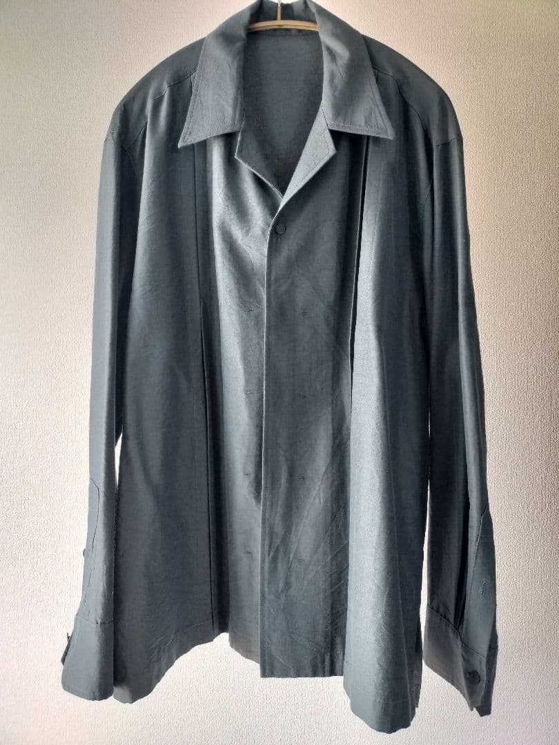IRENISA/イレニサ/OPEN COLLAR CUTTING SHIRT
