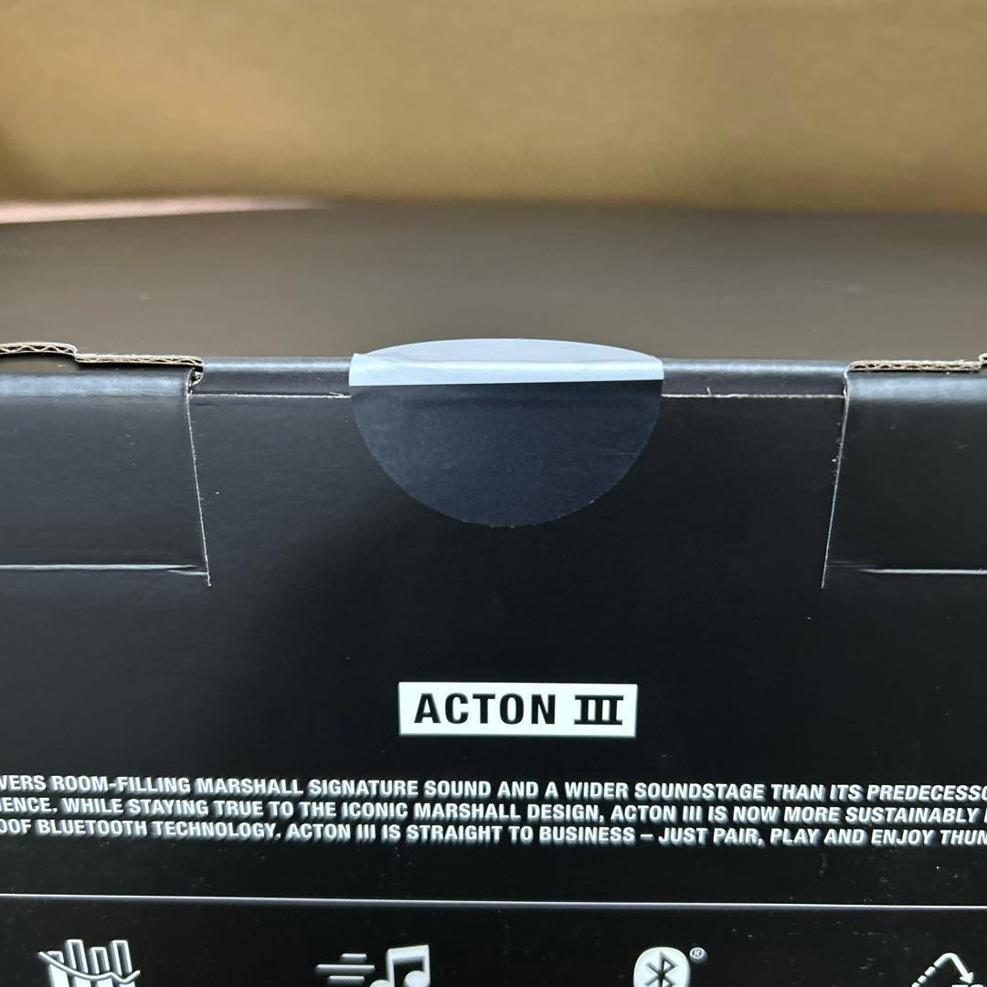 【新品未開封/正規品】Marshall Acton III ブラック 本体