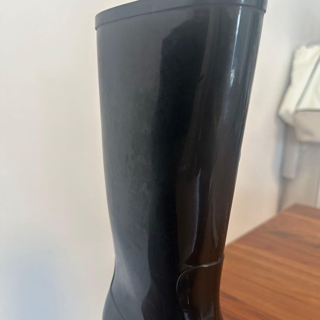 セール！CHANEL シャネル カメリアレインブーツ 長靴 36 レインシューズ