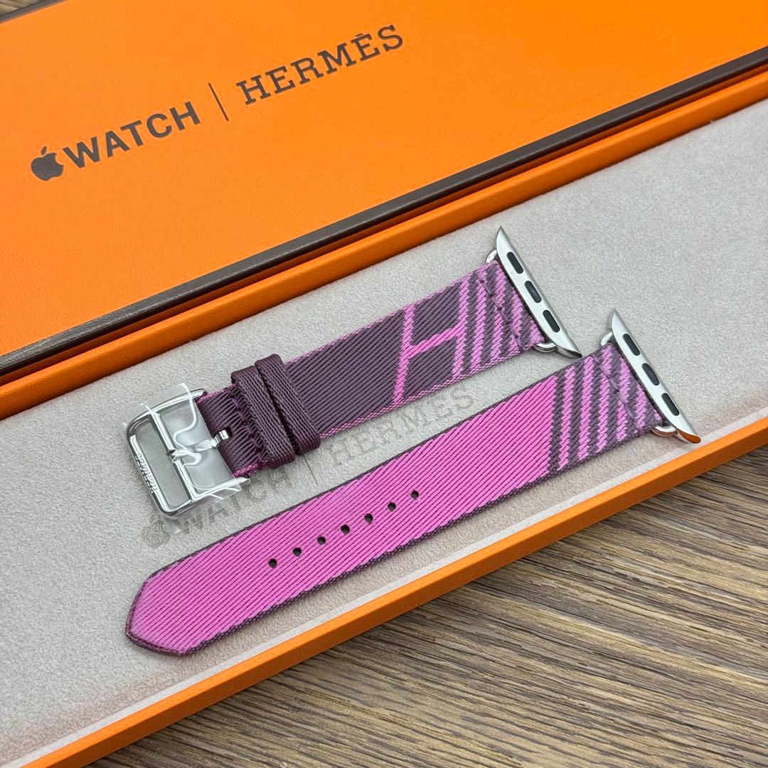 2791 レア　Apple Watch エルメス　ジャンピング　カシスマグノリア