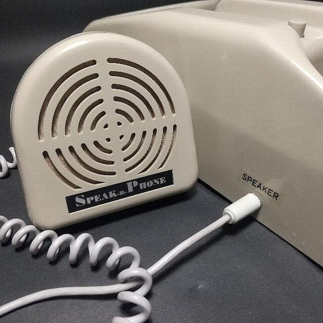 電話機をハンズフリーに 昭和レトロ「 SPEAK-R-PHONE 」未開封 美品