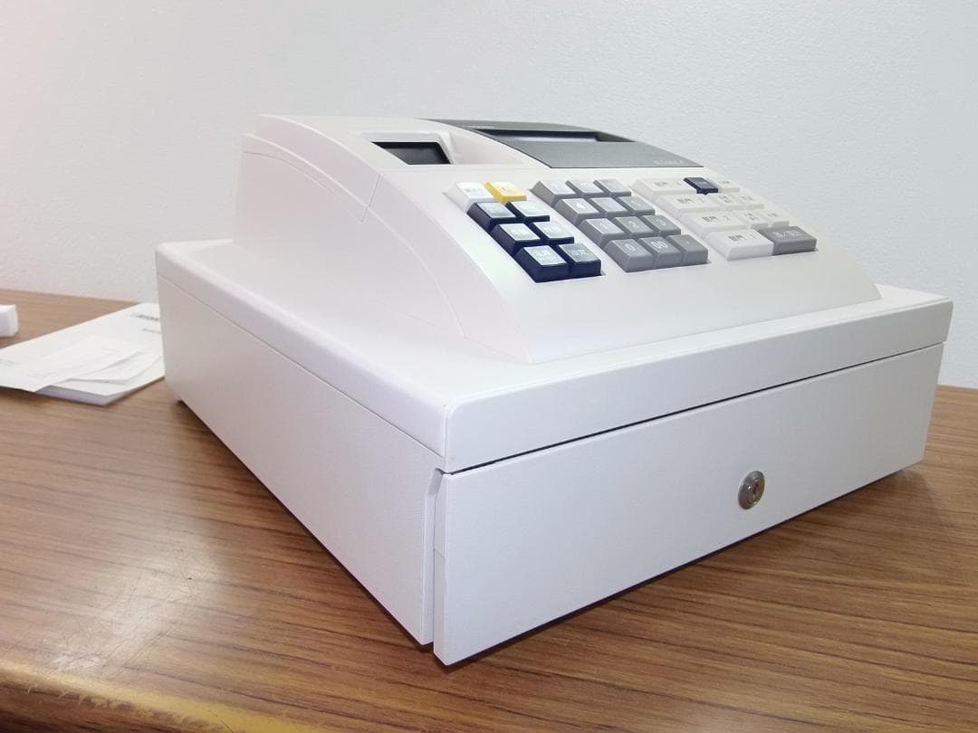 325簡単レジ　クローバー電子　100LC　レジスター 4部門