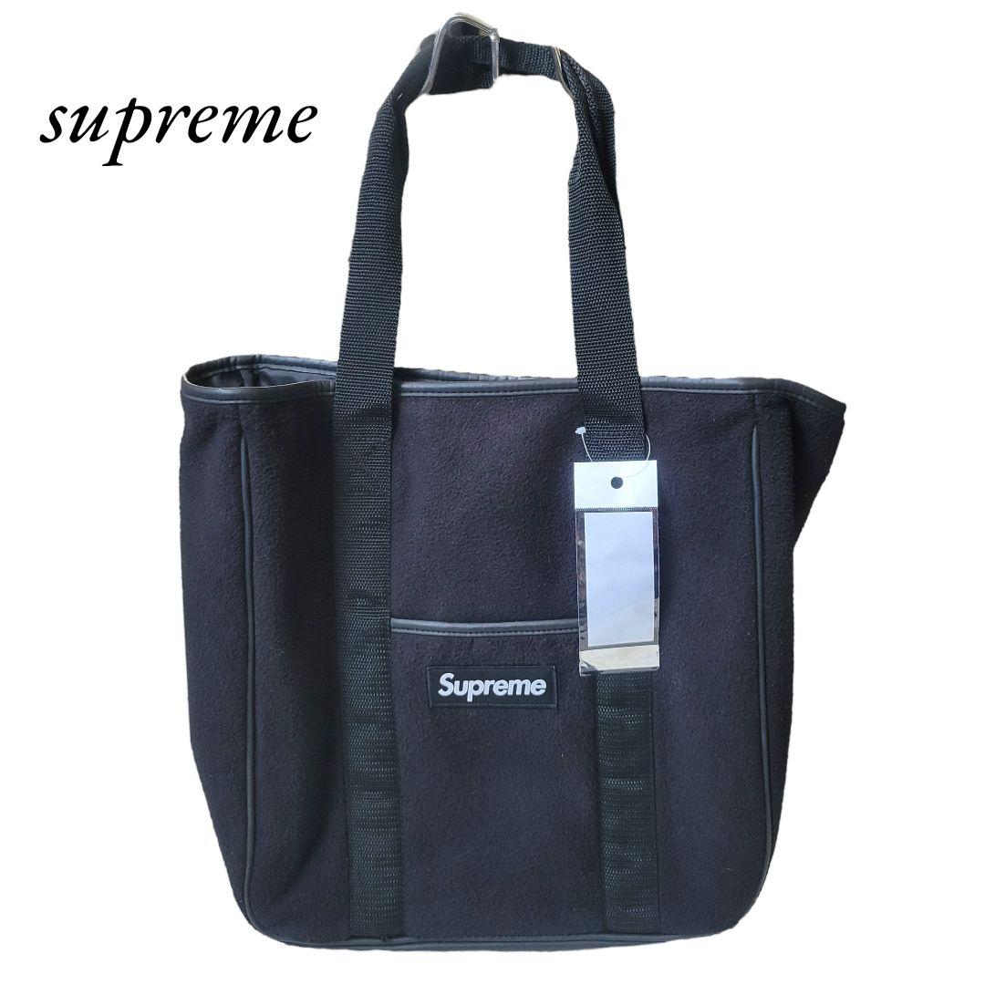 m様 シュプリーム polartec tote bag ブラック トートバッグ