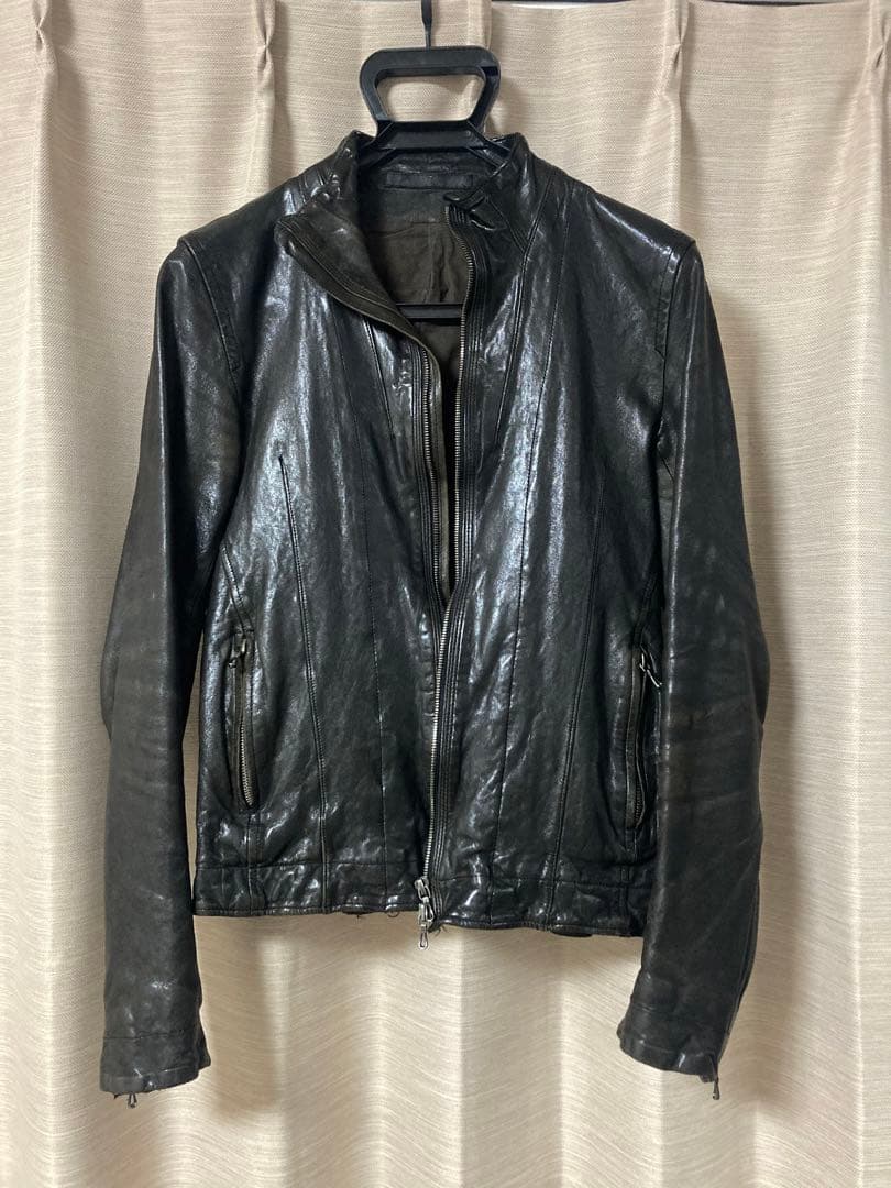 JULIUS 2009AW　レザージャケット　ラムレザー　サイズ1