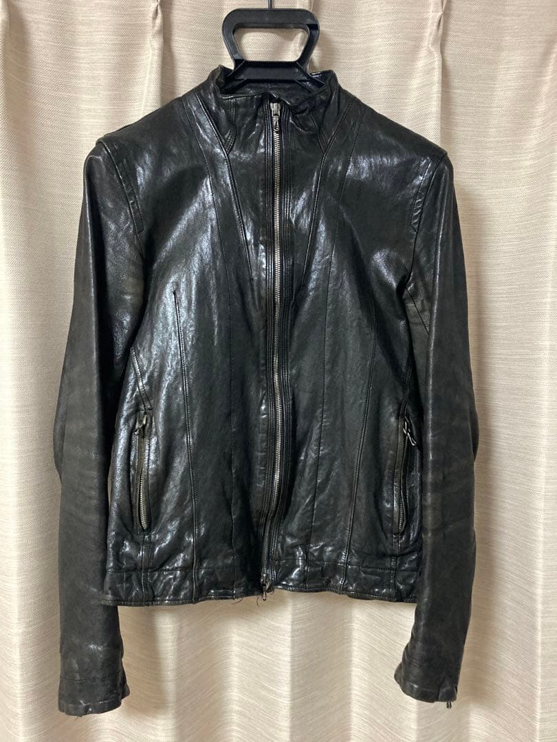 JULIUS 2009AW　レザージャケット　ラムレザー　サイズ1