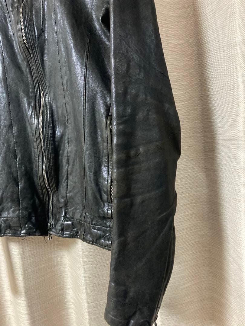 JULIUS 2009AW　レザージャケット　ラムレザー　サイズ1