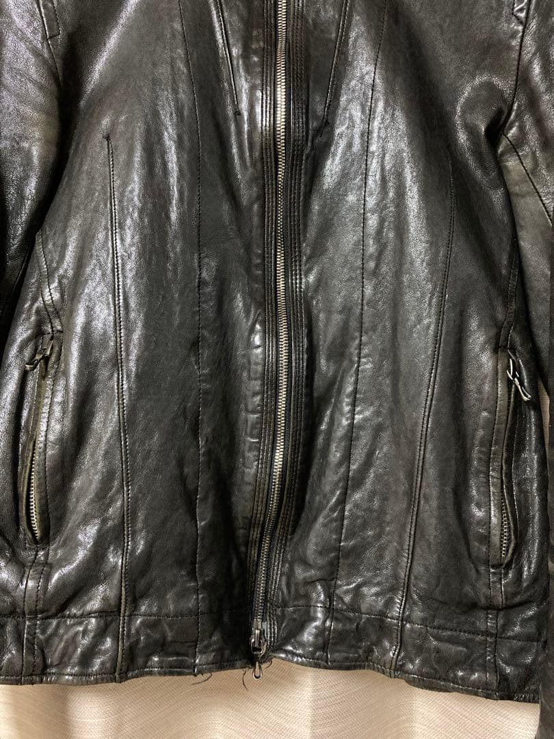 JULIUS 2009AW　レザージャケット　ラムレザー　サイズ1